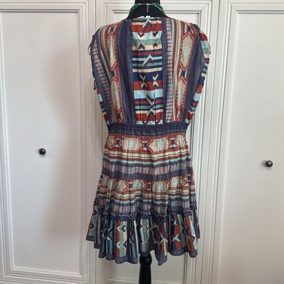 Veronica Beard Multicolor Patterned Dress - Picture 6 of 7